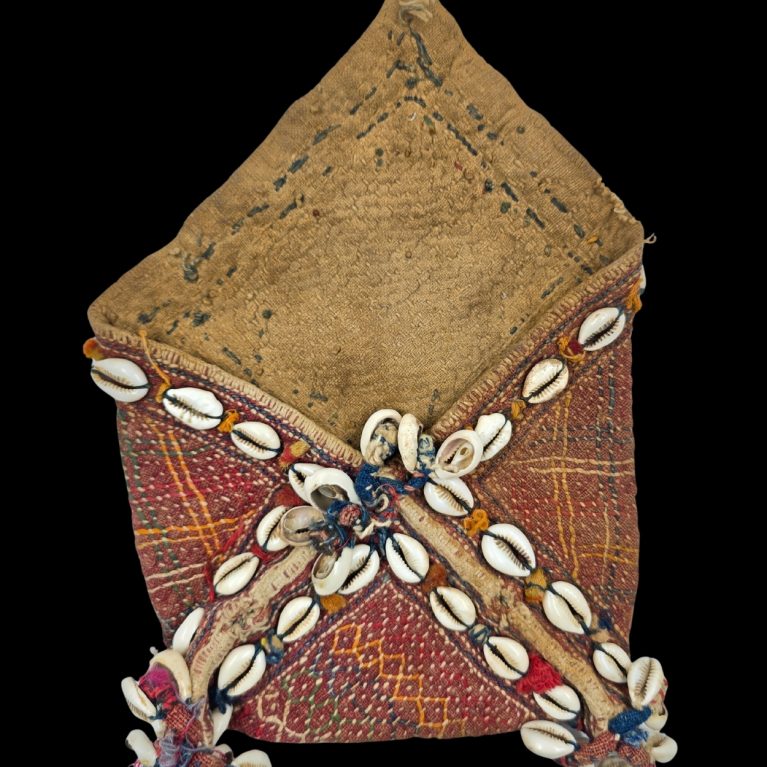 TRADITIONAL BANJARA EMBROIDERED TRIBAL BAG WITH COWRIE SHELLS