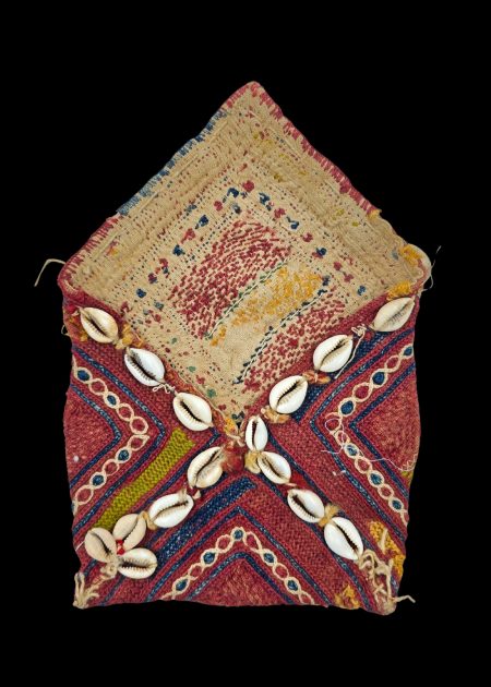 TRADITIONAL BANJARA EMBROIDERED TRIBAL BAG WITH COWRIE SHELLS