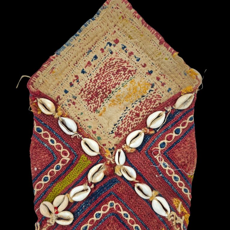 TRADITIONAL BANJARA EMBROIDERED TRIBAL BAG WITH COWRIE SHELLS