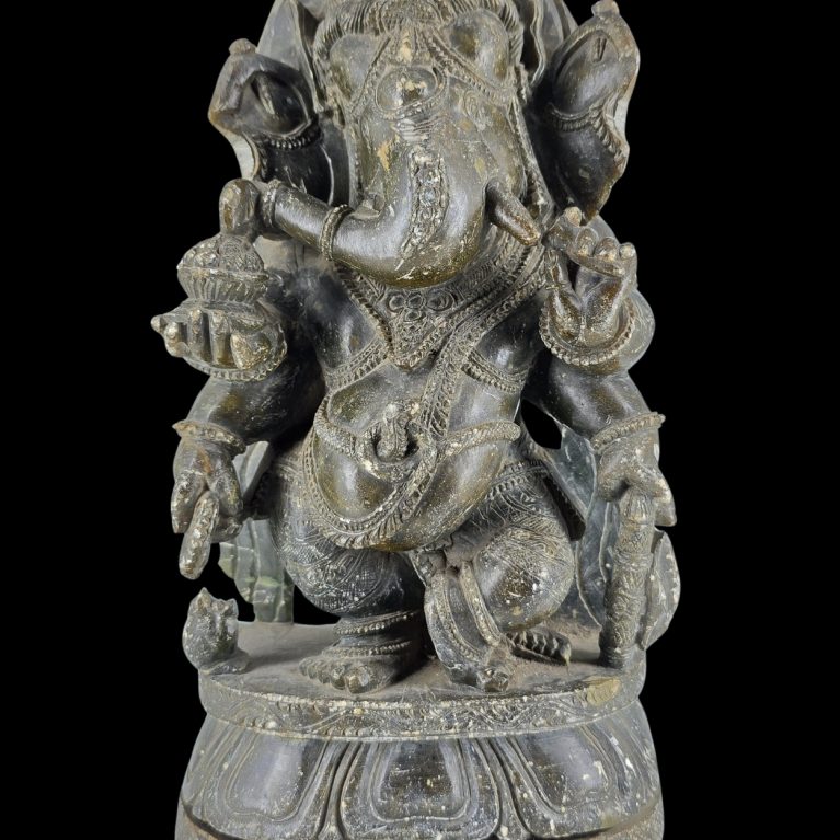 STONE IDOL OF LORD GANESHA