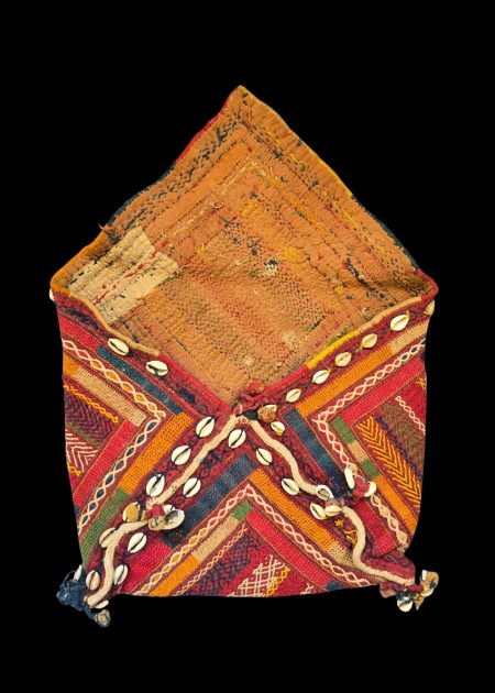 TRADITIONAL BANJARA EMBROIDERED TRIBAL BAG WITH COWRIE SHELLS
