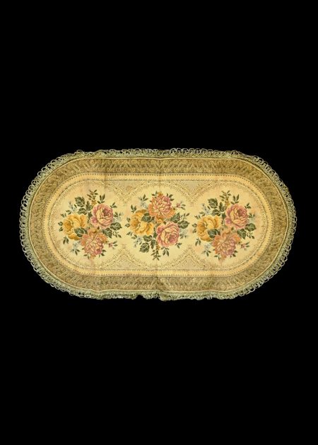 VINTAGE FLORAL WOVEN TEXTILE (TABLE RUNNER)