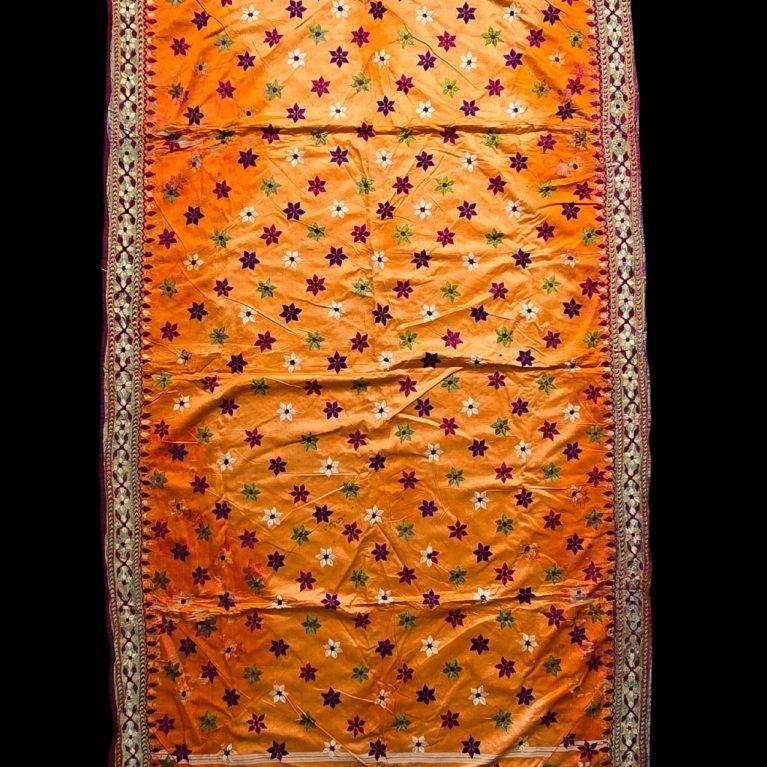 HAND EMBROIDERED TABLECLOTH (GUJRAT)