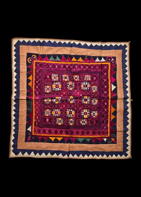 HAND EMBROIRERD CHAKLA (HEER WORK-SAURASHTRA)