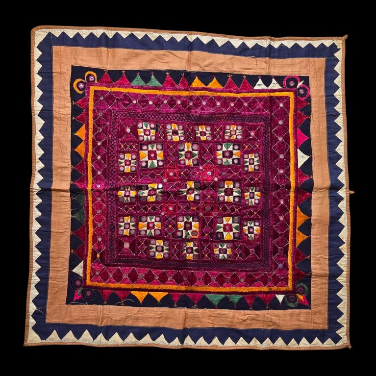 HAND EMBROIRERD CHAKLA (HEER WORK-SAURASHTRA)