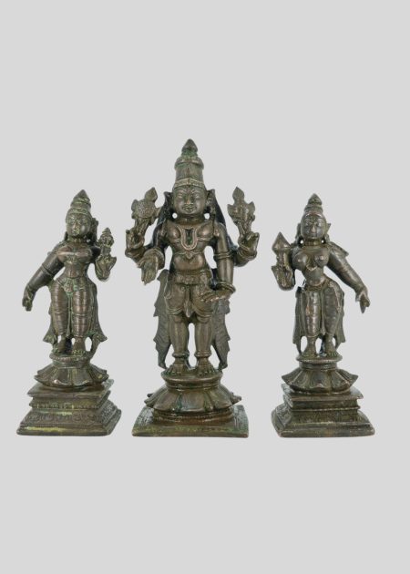 VISHNU, BHUDEVI, AND SHREEDEVI