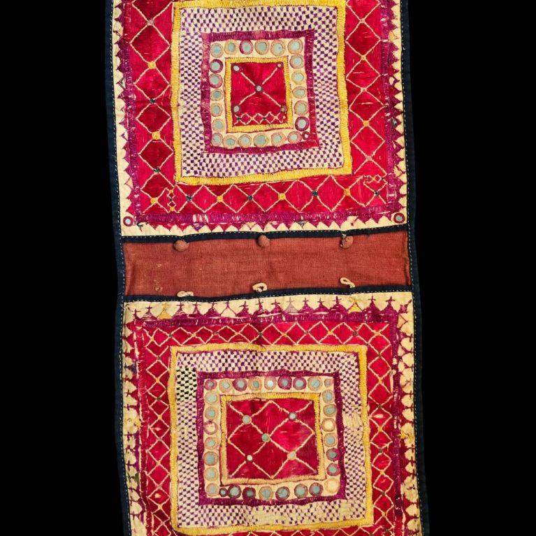 TRADITIONAL HANDCRAFTED EMBROIDERED SHOUDER BAG (GUJRAT)