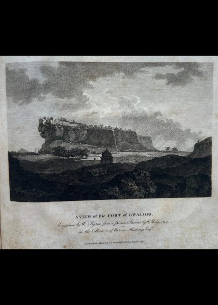 A VIEW OF THE FORT OF GWALIOR