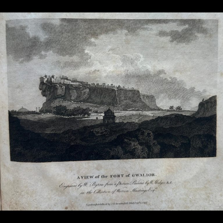 A VIEW OF THE FORT OF GWALIOR