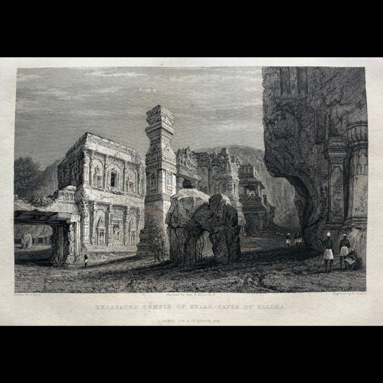 EXCAVATED TEMPLE OF KYLAS-CAVES OF ELLORA