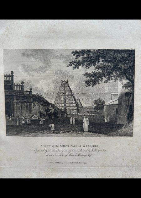 A VIEW OF THE GREAT PAGODA AT TANJORE