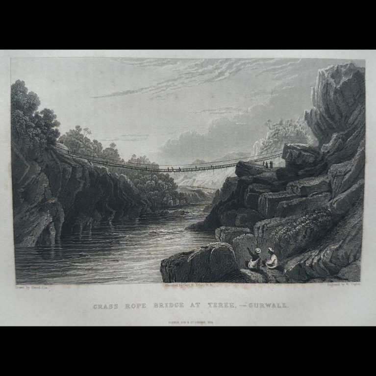 GRASS ROPE BRIDGE AT TEREE - GURWALL