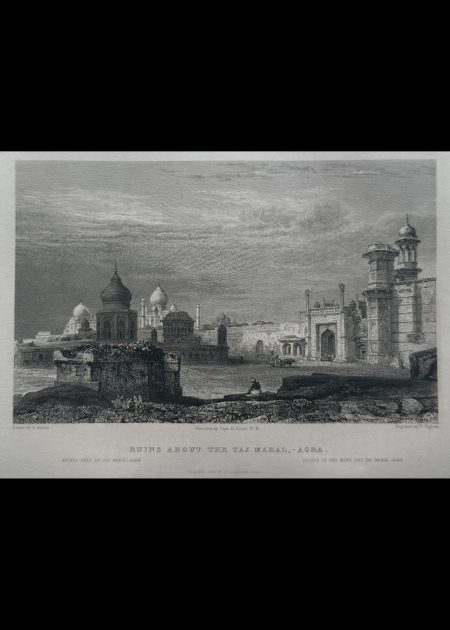 RUINS ABOUT THE TAJ MAHAL - AGRA