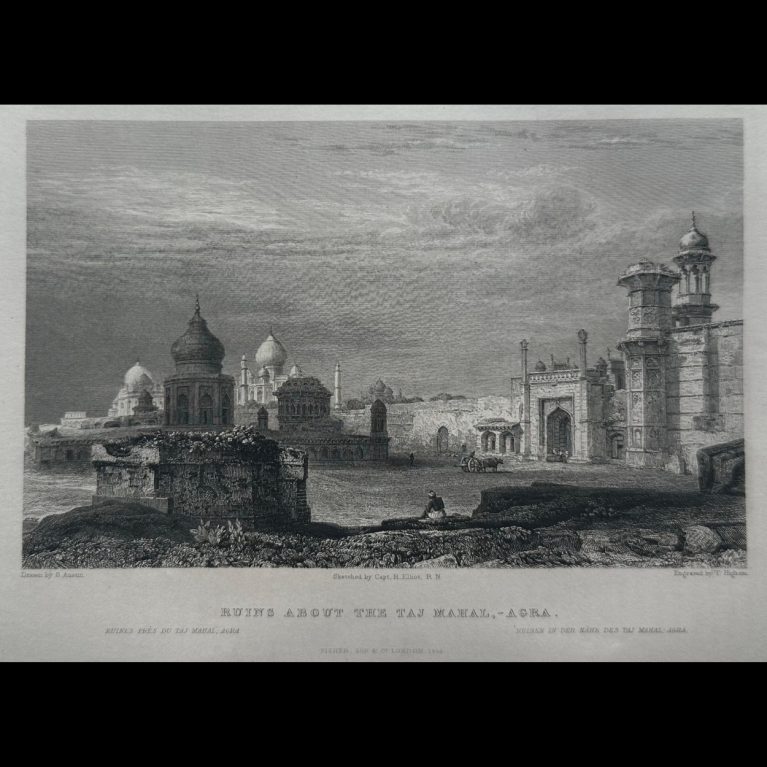 RUINS ABOUT THE TAJ MAHAL - AGRA