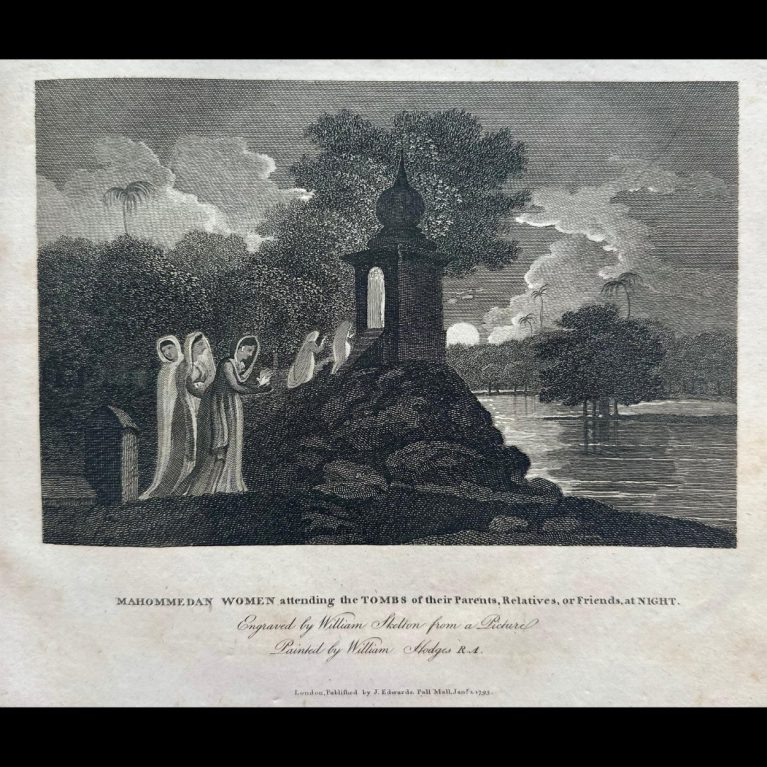 MAHOMMEDAN WOMEN ATTENDING THE TOMBS OF THEIR PARENTS, RELATIVES, OR FRIENDS, AT NIGHT
