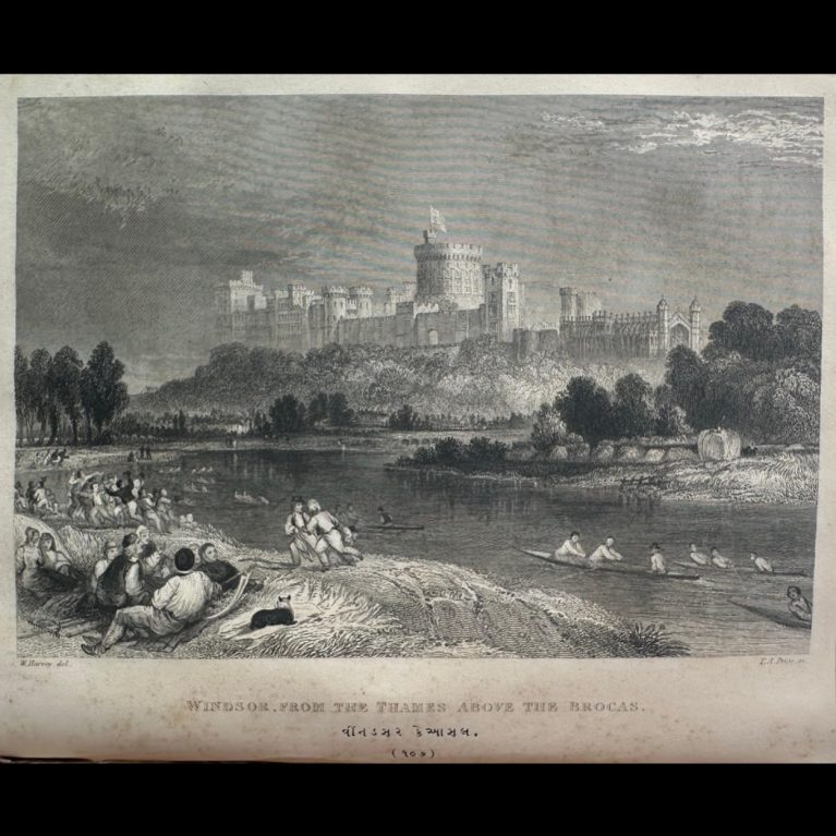 WINDSOR FROM THE THAMES ABOVE THE BROCAS